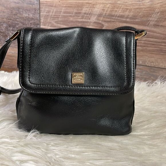 Liz Claiborne Shoulder Bag Purse, Black, Vintage - Picture 1 of 13